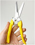 Softouch Micro-Tip Pruning Snip Stainless Steel Gardening Hand Pruners Cutter Bush, Shrub & Hedge Clippers Garden Scissors Yellow...