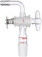 Glass Bent Inlet Adapter with 19/22 Male Glass Joint and 2 mm Hose Connection Lab Glassware...