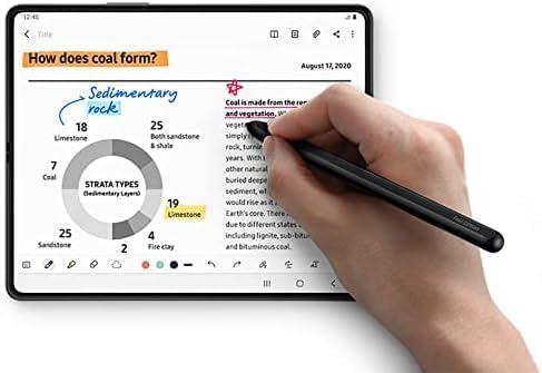 S Pen Fold Edition Compatible Galaxy Z Fold 6 / Fold 5 / Fold 4 / Fold3, 1.5mm Pen Tips, 4096 Pressure Levels, Z Fold6 S Pen Replacement, Fold5 St...