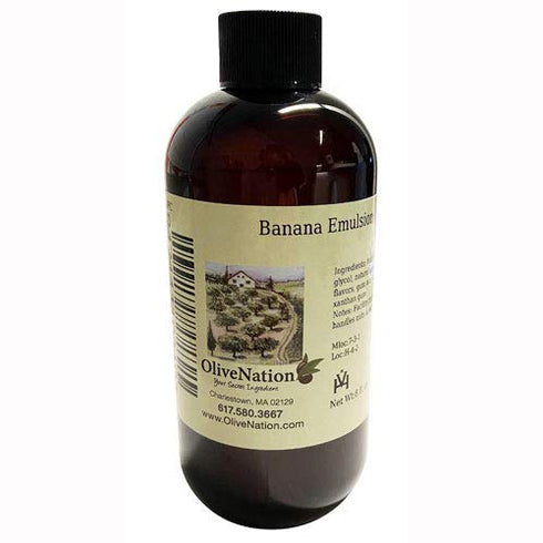 OliveNation Banana Emulsion for Baking, Water Soluble, Non-GMO, Gluten Free, Vegan - 8 ounces...