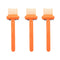 3 Pieces Hair Brush Cleaning Tool, Orange Plastic Comb Cleaning Brushes 2-In-1 Styling Accessory for Removing Hair Dust Home Hair Care Tool(Orange...