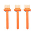 3 Pieces Hair Brush Cleaning Tool, Orange Plastic Comb Cleaning Brushes 2-In-1 Styling Accessory for Removing Hair Dust Home Hair Care Tool(Orange...