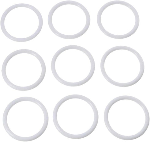 30pcs White Dreamcatcher Rings Hoops, 60mm Plastic Macrame Rings Dream Catcher Circle for DIY Art Crafts...
