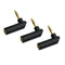 3.5mm Angle Male to Female Audio Adapter, 90 Degree Right Angle Gold-Plated TRS Stereo Jack Plug AUX Connector Compatible with Headset, Tablets, M...