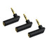 3.5mm Angle Male to Female Audio Adapter, 90 Degree Right Angle Gold-Plated TRS Stereo Jack Plug AUX Connector Compatible with Headset, Tablets, M...
