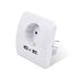1set Smart Home Dual USB Port 2400mA Wall Charger Adapter 16A EU Standard Electrical Plug Socket Power Outlet Panel 110~250V...
