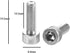 4 Pcs M5x15MM Water Bottle Cages Aluminum Alloy Bicycle Water Bottle Cage Hex Bolts Inner Rack Hexagon Screws Bike Accessories(Red)...