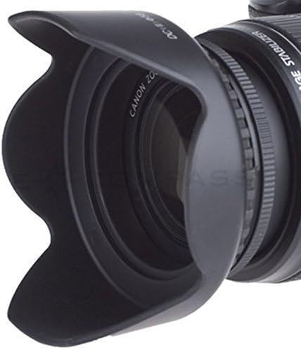 55mm and 58mm Digital Tulip Flower Lens Hood for Nikon D3500, D5600, D3400 DSLR Camera with Nikon 18-55mm f/3.5-5.6G VR AF-P DX and Nikon 70-300mm...