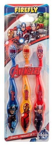 FIREFLY 3/Pk Marvel Heroes Avengers Kids Toothbrush...