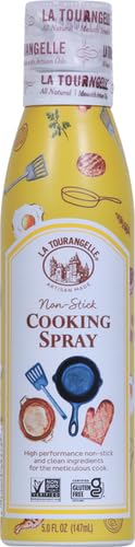 La Tourangelle, Non Stick Cooking Spray, Expeller Pressed Oil, Non Aerosol, For Neutral Flavor, Medium to High Heat, 5 Fl Oz...