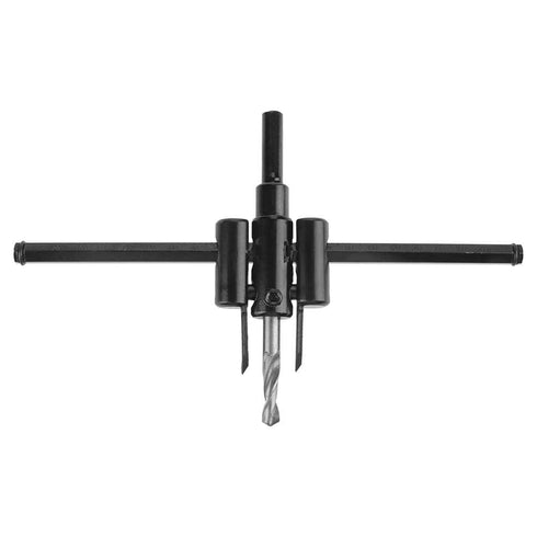 Adjustable Circle Hole Saw Drill Bit Set Cutter 30-200mm Heavy Duty Wood DIY Woodworking Tool Black...