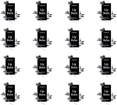 Homemade Skincare Products Adhesive Labels Stickers for Lip Balm Container Tubes 20pcs (Simple Elegance)...