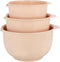 GLAD Mixing Bowls with Pour Spout| Nesting Design Saves Space | Non-Slip, BPA Free, Dishwasher Safe Plastic | Kitchen Cooking and Baking Supplies,...