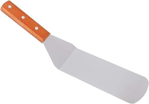3 pcs/set High-grade Stainless Steel Wooden Handle Frying Shovel Kitchen Dish Pizza Paddle Baking Cake, Cheese and Grill Food...