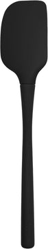 Tovolo Black Flex-Core All Silicone Spatula, Tapered Silicone Edge for Scraping, Ergonomic Handle, Heat-Resistant Rubber Spatula, BPA-Free & Dishw...