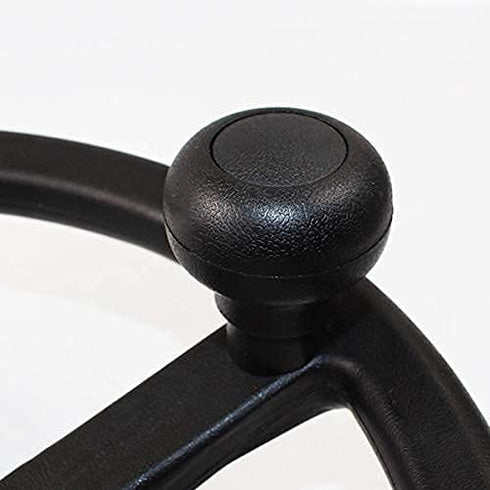Anonyme 8mm Screw Steering Wheel Spinner Knob Turning Aid Ball Tractor Forklift Assembly Black...