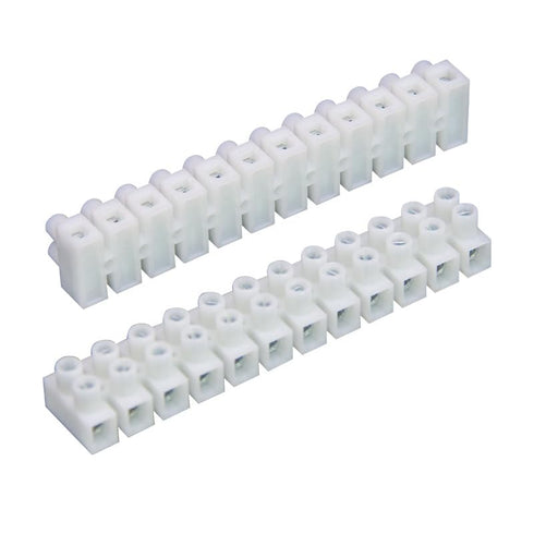 6pcs 450V 35A 12P Double Row Covered Barrier Screw Terminal Block Strip...