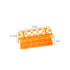 1 Piece Test Tube Rack Centrifuge Tube Holder 28 Well Centrifuge Tube Rack Plastic Detachable Test Tube Holder, Orange...