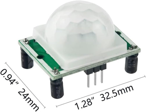 WMYCONGCONG 10 PCS HC-SR501 PIR Module Pyroelectric Infrared Motion Sensor Module Detector for Security Use...