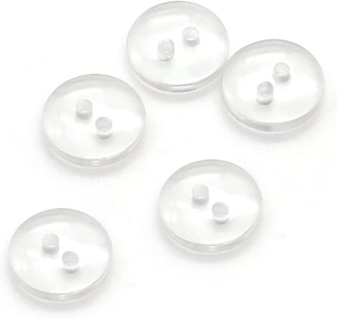 1000 Pieces Resin Buttons 2 Holes Sewing Flatback Button Round Craft Buttons for Sewing, Scrapbooking, DIY Project Sewing Buttons (11.4mm)...