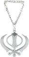 S,S Store Silver Colour Khanda For Car Rear Mirror(Car Hanging)...
