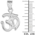 925 Sterling Silver Hindu Meditation Charm Yoga "Om" (Aum) Pendant...