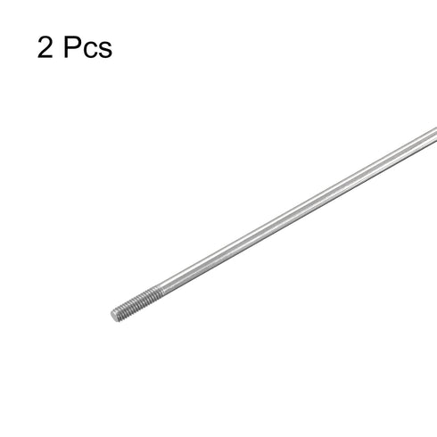 MECCANIXITY 304 Stainless Steel Push Rod Connector Double End Threaded Rod for DIY RC Car, Boat, Car, Airplane, Helicopter Model&DIY Material, M3x...