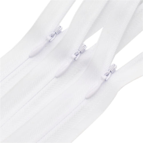 YaHoGa 10pcs 22 Inches Invisible Zippers Conceal Zippers for Sewing, Dress, Garments, Clothes, Pillow, Tailor, Craft (White, 22")...
