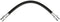 Dynamic Friction Company Rear Brake Line Hose 350-59124 For 1984-2000 Honda Civic, 1993-1997 Honda Civic del Sol, 1997-2000 Acura EL...