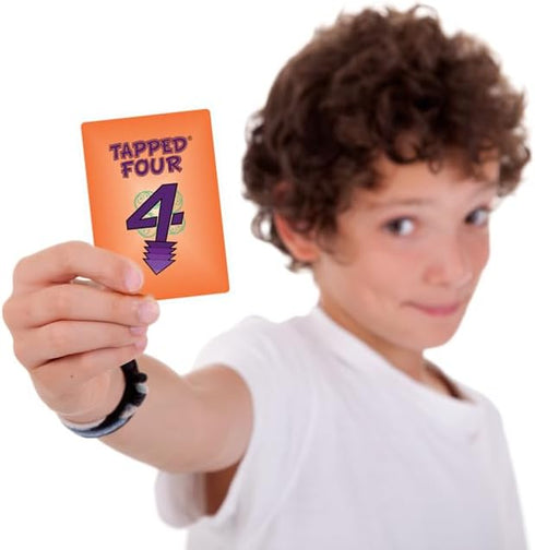 Tapped Four Travel Edition Card Game - 2 to 6 players - Extra TAP Cards - Strategy, Luck, Laughter, Fun - Family and Friends...