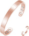 CSIYANJRY99 Cuff Bracelet Ring Set fo Women Men Lymph Drainage Anti-Swelling Open Adjustable Finger Bracelet fo Women...