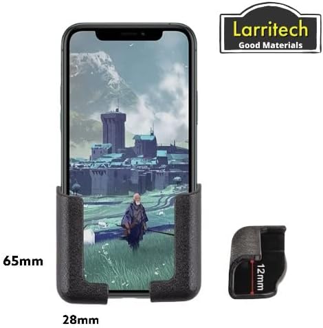 Stick-on Gravity Car Phone Holder Sleeves Strong Sticker Two Sides Cradle (Black)......