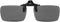 JOVAKIT Square Polarized Clip On Flip Up Sunglasses Over Prescription Glasses for Men Women Rectangle Shape Sun Glasses...