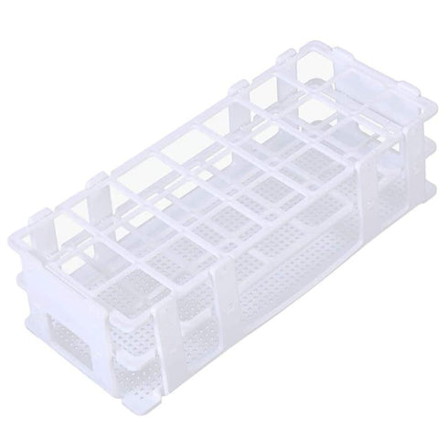 1 Piece Test Tube Rack Plastic Lab Test Tube Rack 21 Holes Detachable Lab Test Tube Rack Holder Centrifuge Tube Holder Centrifuge Tube Rack for 30...