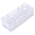 1 Piece Test Tube Rack Plastic Lab Test Tube Rack 21 Holes Detachable Lab Test Tube Rack Holder Centrifuge Tube Holder Centrifuge Tube Rack for 30...