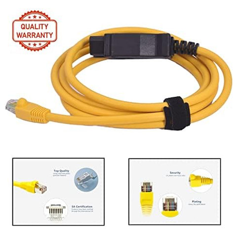 AntiBreak ethernet enet to obd2 E-sys Cable Tools E-SYS rj45 enet to OBD2 f Series 2M Compatible enet...