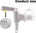 PERA 4 Pack Bottling Bucket Plastic Spigot, Replacement Spigot for Beer or Soda Homebrewing...