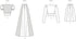 McCall's Misses' 1970's Vintage Top and Skirt Sewing Pattern Kit, Design Code M8431, Sizes 8-10-12-14-16...