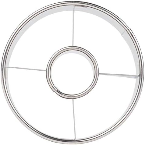 Ateco 14423 3.5" Stainless Steel Doughnut Cutter...