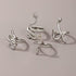 CSIYANJRY99 Silver Knuckle Ring Set for Women, Bohemian Vintage Stackable Mushroom Ring Finger Ring Aesthetic Jewelry...