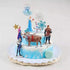 Frozen cake topper Figures Set 6Pcs Frozen cake decorations for Frozen party supplier birthday...