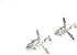 Airplane Plane Pilot Pair of Cufflinks in a Presentation Gift Box & Polishing Cloth...
