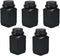 8.45oz/5Pcs Plastic Lab Chemical Reagent Bottles, Square Sample Storage Container, Plastic Chemical Container Bottle with Anti-theft Cap, Wide Mou...