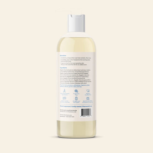 Flanders Bubble Bath - Shampoo & Wash 3-IN-1, Pharmacist Developed, Plant Based, Unscented, Clean Ingredients, Calming & Fun for Sensitive Skin, A...