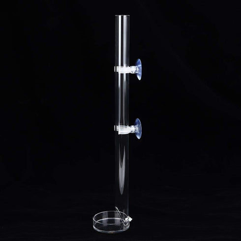 Acrylic Shrimp Feeder Tube, Ornamental Aquarium Feeding Tube Fish Food Container Set with Sucker Hook Fish Tank Accessories(32cm)...