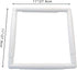 Square Embroidery Hoop 11 inch Cross Stitch Frame DIY Sewing Tools Plastic Embroidery Frame Clip Quilting Frames for Hand Quilting, Cross Stitchin...