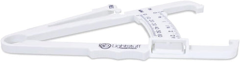 Body Fat Caliper - Skinfold Caliper - Check Your Fat Percentage at Home without Anyone's Help - Body Fat Charts and Instructions Included...