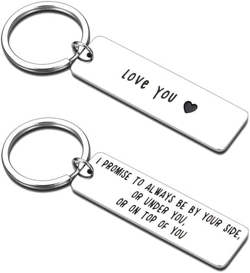 Couple Gift Keychain for Boyfriend Husband from Wife Girlfriend Funny Anniversa Gif Wedding Valentines Day Birthday Present for Men Women Her Him ...