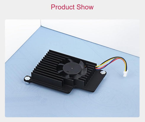 Active Cooler for Raspberry Pi 5, Combines Active Cooling Fan and Alumium Heatsink and Thermal Pad to Accelerate Heat Dissipation for Raspberry Pi...