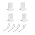4pcs Playpen Stabilizer, Anti Slip Playpen Stabilizer, Adhesive Playpen Fixing Clip, Playpen Stand Support...